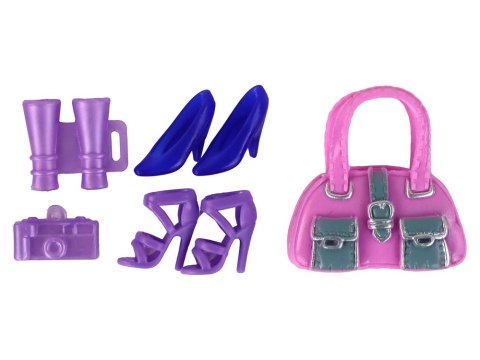 LEAN Toys Zestaw Lalka Z Przebraniem Walizka Torebka Przygoda LEAN Toys Zestaw Lalka Z Przebraniem Walizka Torebka Przygoda