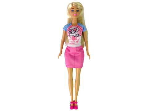 LEAN Toys Zestaw Lalki z Pieskiem i Karmą LEAN Toys Zestaw Lalki z Pieskiem i Karmą