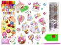 LEAN Toys Zestaw Naklejek Haft Diamentowy Jednorożec Słodycze Mozaika