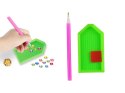 LEAN Toys Zestaw Naklejek Haft Diamentowy Jednorożec Słodycze Mozaika