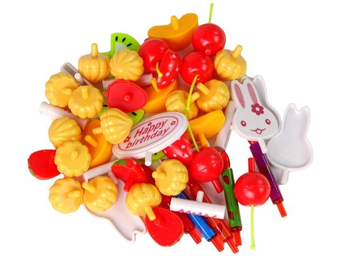 LEAN Toys Zestaw Słodkości Tort Ciastka Na Rzepy Dekoracje DIY LEAN Toys Zestaw Słodkości Tort Ciastka Na Rzepy Dekoracje DIY