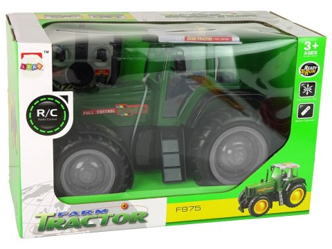 LEAN Toys Zielono-Czarny Traktor R/C Zdalnie Sterowany 38 cm LEAN Toys Zielono-Czarny Traktor R/C Zdalnie Sterowany 38 cm