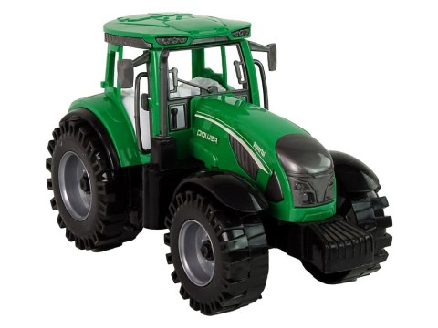 LEAN Toys Zielony Ciągnik Rolniczy Siewnik Napęd Frykcyjny LEAN Toys Zielony Ciągnik Rolniczy Siewnik Napęd Frykcyjny