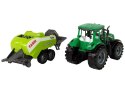 LEAN Toys Zielony Ciągnik Rolniczy Siewnik Napęd Frykcyjny