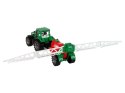 LEAN Toys Zielony Ciągnik Rolniczy z Czerwono- Zielonym Opryskiwaczem Napęd Frykcyjny