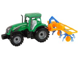 LEAN Toys Zielony Ciągnik, Zgrabiarka Napęd Frykcyjny
