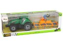 LEAN Toys Zielony Ciągnik, Zgrabiarka Napęd Frykcyjny