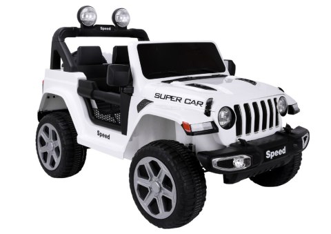 LEAN CARS Pojazd Na Akumulator FT-938 Biały 4x4 LEAN CARS Pojazd Na Akumulator FT-938 Biały 4x4