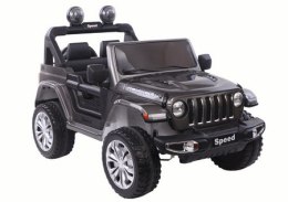 LEAN CARS Pojazd Na Akumulator FT-938 Czarny Lakierowany 4x4