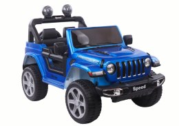 LEAN CARS Pojazd Na Akumulator FT-938 Niebieski Lakierowany 4x4