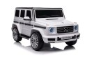 LEAN CARS Pojazd Na Akumulator Mercedes G500 Biały 4x4