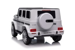 LEAN CARS Pojazd Na Akumulator Mercedes G500 Biały 4x4