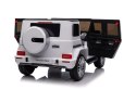 LEAN CARS Pojazd Na Akumulator Mercedes G500 Biały 4x4