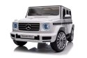 LEAN CARS Pojazd Na Akumulator Mercedes G500 Biały 4x4