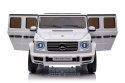LEAN CARS Pojazd Na Akumulator Mercedes G500 Biały 4x4