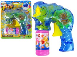 LEAN TOYS Pistolet Do Baniek Mydlanych Maszynka Niebieska