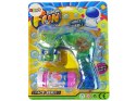 LEAN TOYS Pistolet Do Baniek Mydlanych Maszynka Niebieska