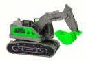 LEAN TOYS Pojazd Budowlany Koparka Zielona Napęd Frykcyjny