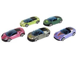 LEAN TOYS Zestaw Pojazdów Resoraki Kolorowe 5 sztuk