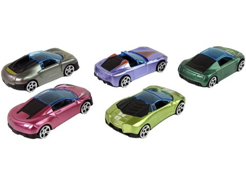 LEAN TOYS Zestaw Pojazdów Resoraki Kolorowe 5 sztuk LEAN TOYS Zestaw Pojazdów Resoraki Kolorowe 5 sztuk