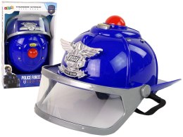 LEAN Toys Kask Policjanta Hełm Policyjny Dźwięk