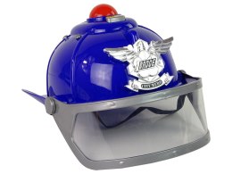 LEAN Toys Kask Policjanta Hełm Policyjny Dźwięk