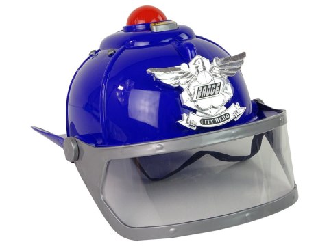 LEAN Toys Kask Policjanta Hełm Policyjny Dźwięk LEAN Toys Kask Policjanta Hełm Policyjny Dźwięk