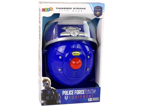 LEAN Toys Kask Policjanta Hełm Policyjny Dźwięk LEAN Toys Kask Policjanta Hełm Policyjny Dźwięk