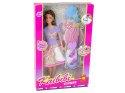 LEAN Toys Lalka Długie Włosy Malowanie Sukienki