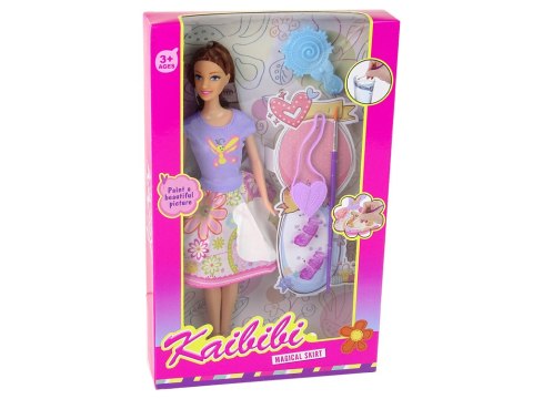 LEAN Toys Lalka Długie Włosy Malowanie Sukienki LEAN Toys Lalka Długie Włosy Malowanie Sukienki