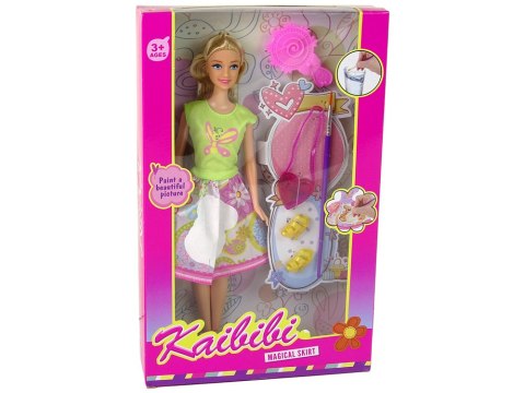 LEAN Toys Lalka Długie Włosy Malowanie Sukienki LEAN Toys Lalka Długie Włosy Malowanie Sukienki