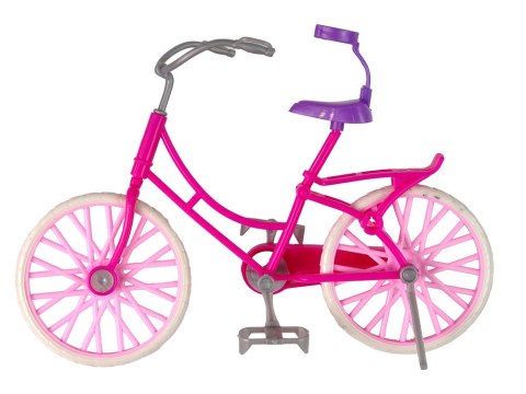 LEAN Toys Lalka na Rowerze Różowa LEAN Toys Lalka na Rowerze Różowa