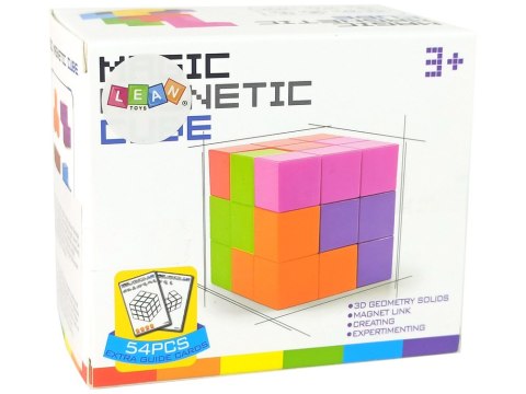 LEAN Toys Magiczna Kostka Do Układania Magnetyczna 7 El. LEAN Toys Magiczna Kostka Do Układania Magnetyczna 7 El.