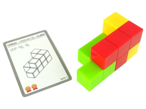 LEAN Toys Magiczna Kostka Do Układania Magnetyczna 7 El. LEAN Toys Magiczna Kostka Do Układania Magnetyczna 7 El.