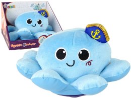 LEAN Toys Maskotka Ośmiornica Światła Dźwięki Niebieska