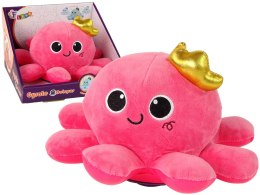 LEAN Toys Maskotka Ośmiornica Światła Dźwięki Różowa