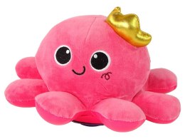 LEAN Toys Maskotka Ośmiornica Światła Dźwięki Różowa