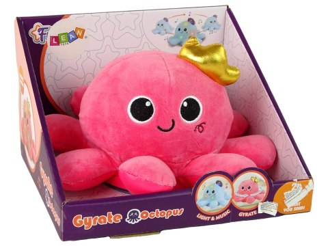 LEAN Toys Maskotka Ośmiornica Światła Dźwięki Różowa LEAN Toys Maskotka Ośmiornica Światła Dźwięki Różowa