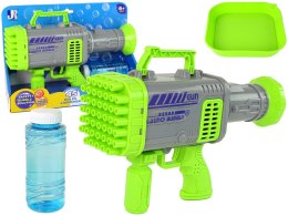 LEAN Toys Maszynka Do Baniek Mydlanych Pistolet Płyn Zielona