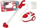 LEAN Toys Odkurzacz Czerwony AGD Dla Dzieci Styropianowe Kuleczki