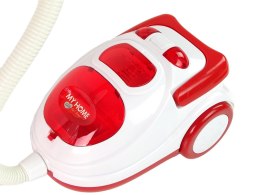 LEAN Toys Odkurzacz Czerwony AGD Dla Dzieci Styropianowe Kuleczki