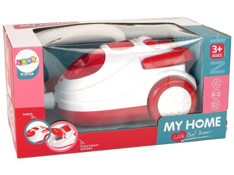 LEAN Toys Odkurzacz Czerwony AGD Dla Dzieci Styropianowe Kuleczki LEAN Toys Odkurzacz Czerwony AGD Dla Dzieci Styropianowe Kuleczki