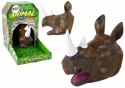 LEAN Toys Pacynka na Rękę Nosorożec Zwierzątko Brązowy