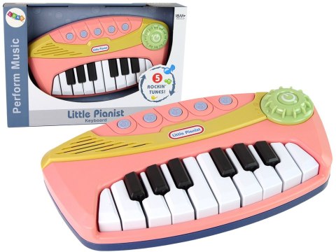 LEAN Toys Pianino Interaktywne Różowe Little Pianist LEAN Toys Pianino Interaktywne Różowe Little Pianist