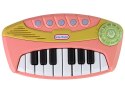 LEAN Toys Pianino Interaktywne Różowe Little Pianist
