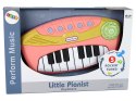 LEAN Toys Pianino Interaktywne Różowe Little Pianist