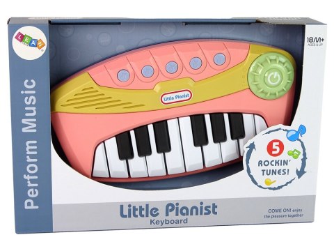 LEAN Toys Pianino Interaktywne Różowe Little Pianist LEAN Toys Pianino Interaktywne Różowe Little Pianist