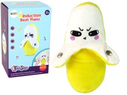 LEAN Toys Pluszowy Banan Interaktywny Muzyka 22 cm Żółty