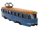LEAN Toys Pociąg Napęd Frykcyjny Dźwięki Metalowy Niebieski