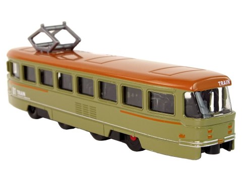 LEAN Toys Pociąg Napęd Frykcyjny Dźwięki Metalowy Zielony LEAN Toys Pociąg Napęd Frykcyjny Dźwięki Metalowy Zielony